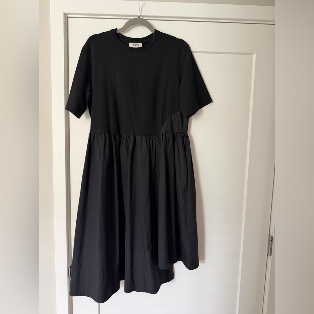 COS Mixed Fabric Assimetric Dress Great Condition